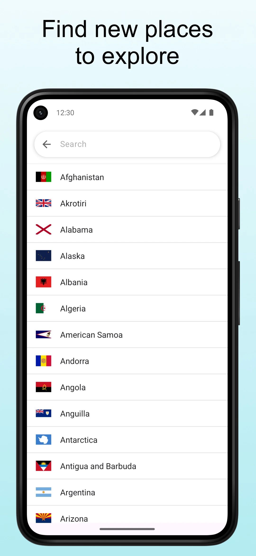 TrueWorld Maps: Country Facts screenshot